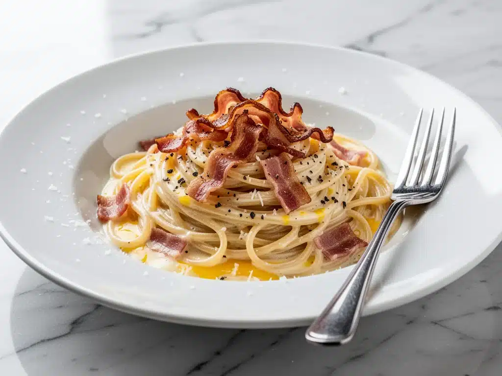 authentic Italian carbonara - featured image