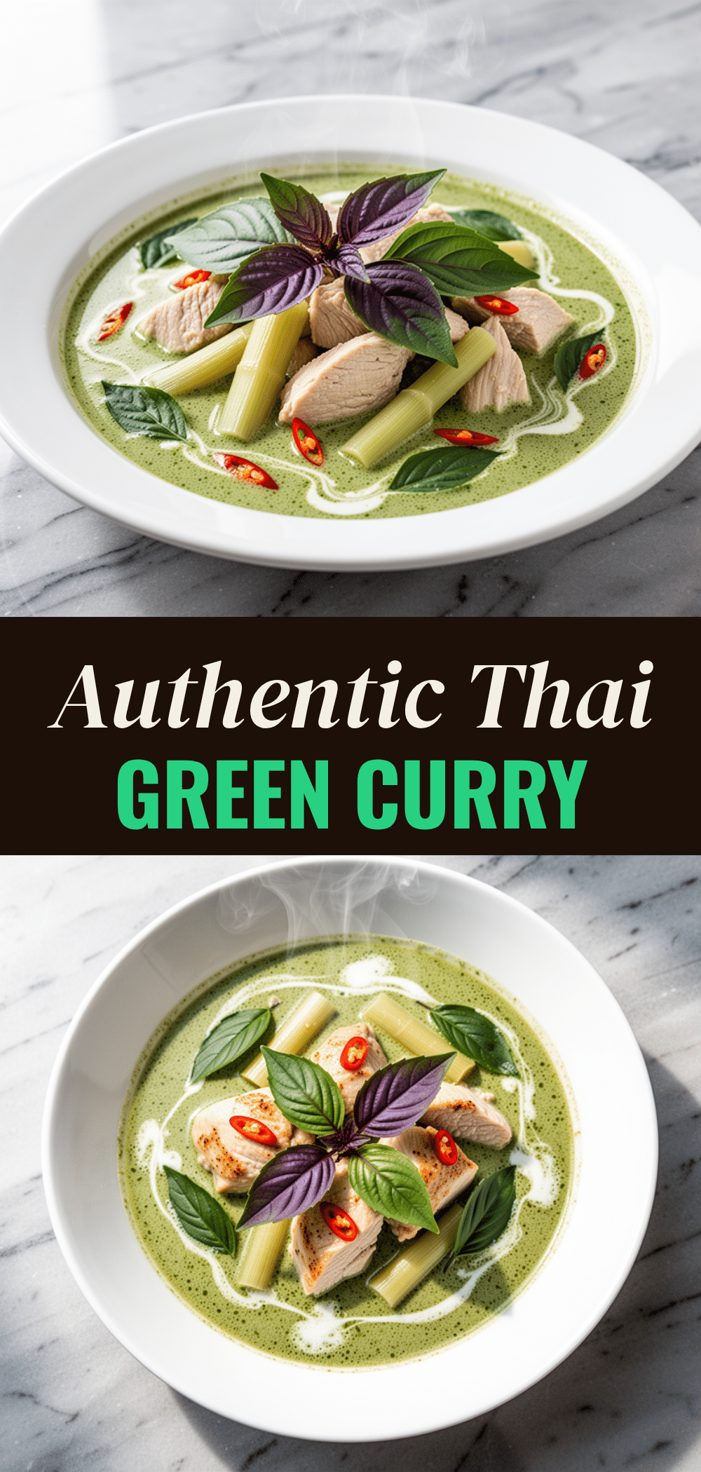 Authentic Thai Green Curry: 5 Ingredients 5 authentic Thai green curry recipe