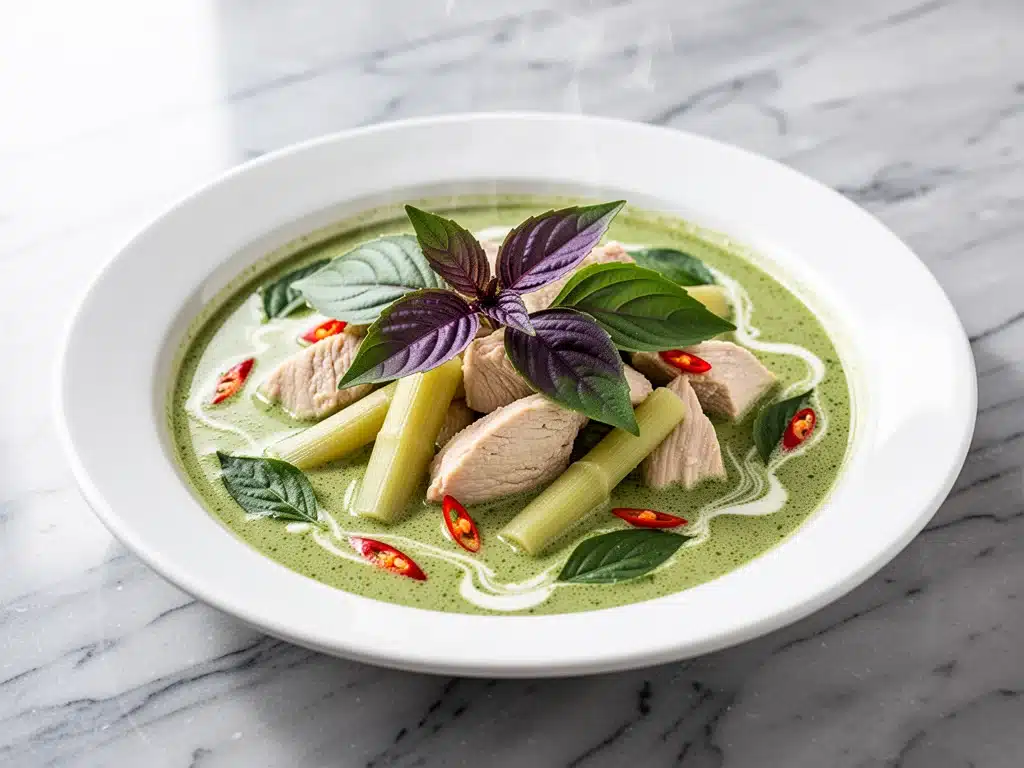 authentic Thai green curry - featured image