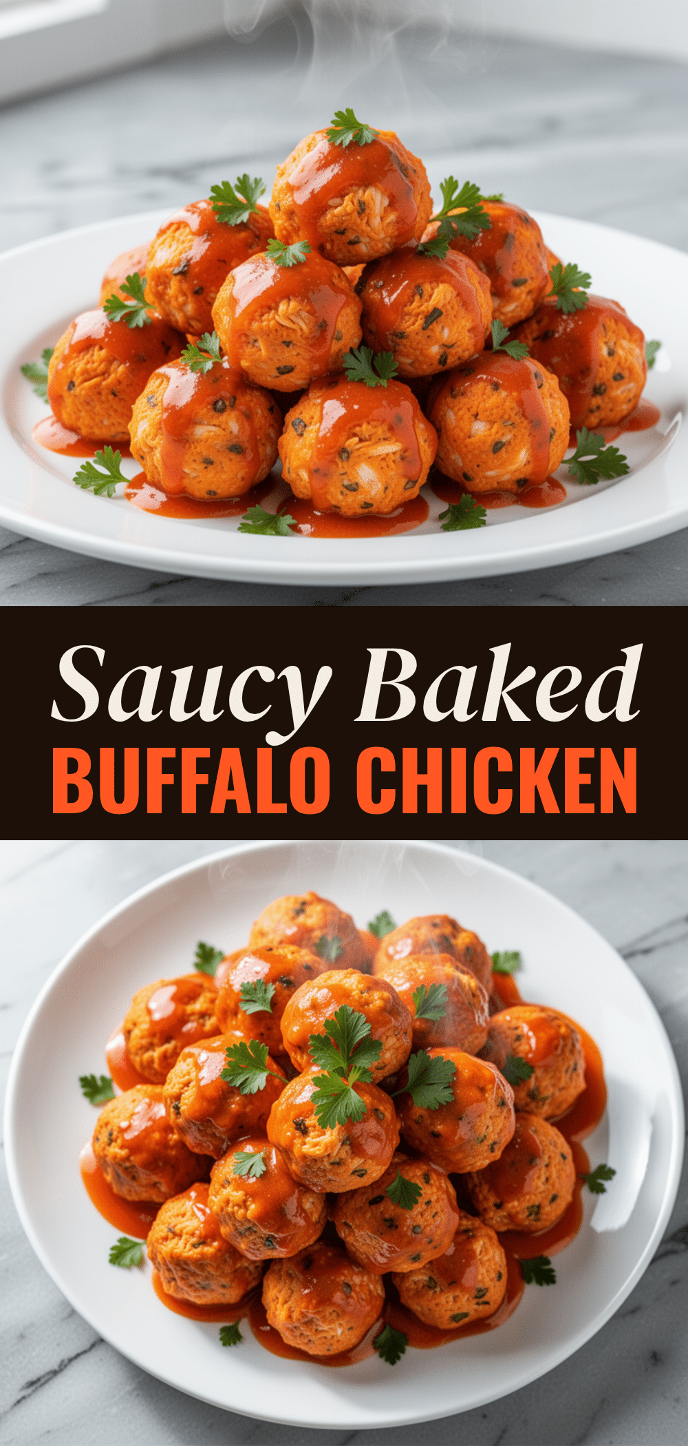 Baked Buffalo Chicken Meatballs: Better Than Takeout! 5 baked buffalo chicken meatballs recipe