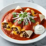 beef and cheese enchiladas - featured image