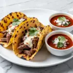 beef birria tacos with consomme - featured image