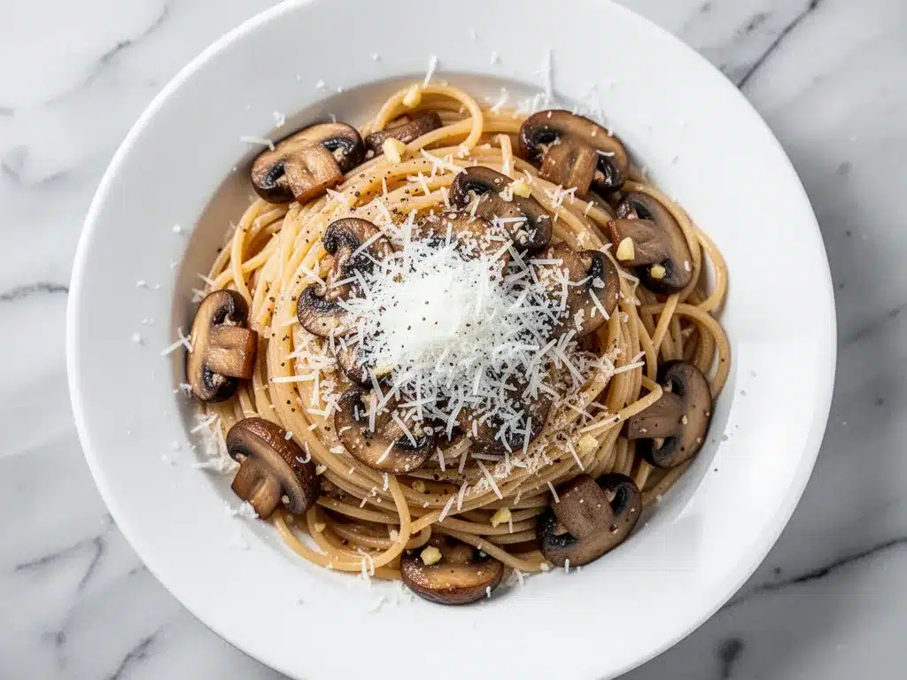 Brown Butter Garlic Mushroom Pasta: 15 Min Weeknight Dinner 4 brown butter garlic mushroom pasta preparation steps