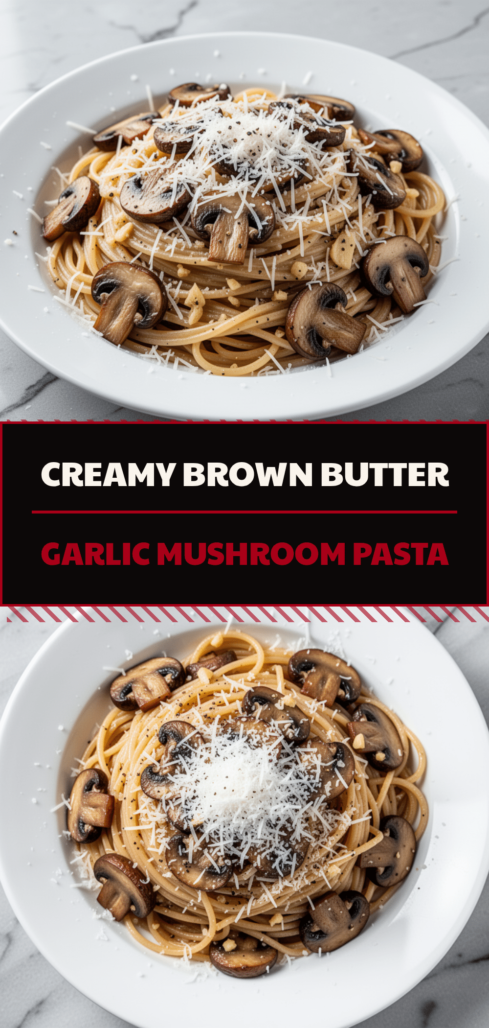 Brown Butter Garlic Mushroom Pasta: 15 Min Weeknight Dinner 5 brown butter garlic mushroom pasta recipe