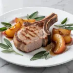brown butter sage pork chops - featured image