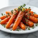 brown sugar glazed carrots - featured image