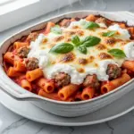 Cheesy Baked Ziti - featured image