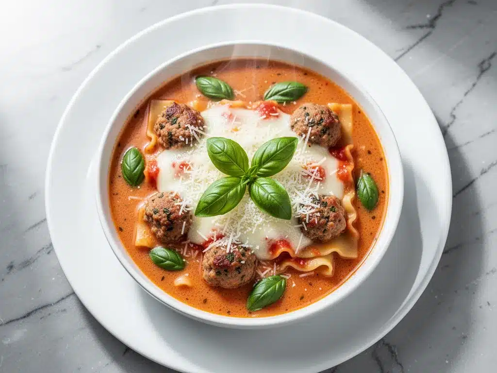 Cheesy Lasagna Soup: Best Easy 30-Minute Dinner 4 cheesy lasagna soup preparation steps