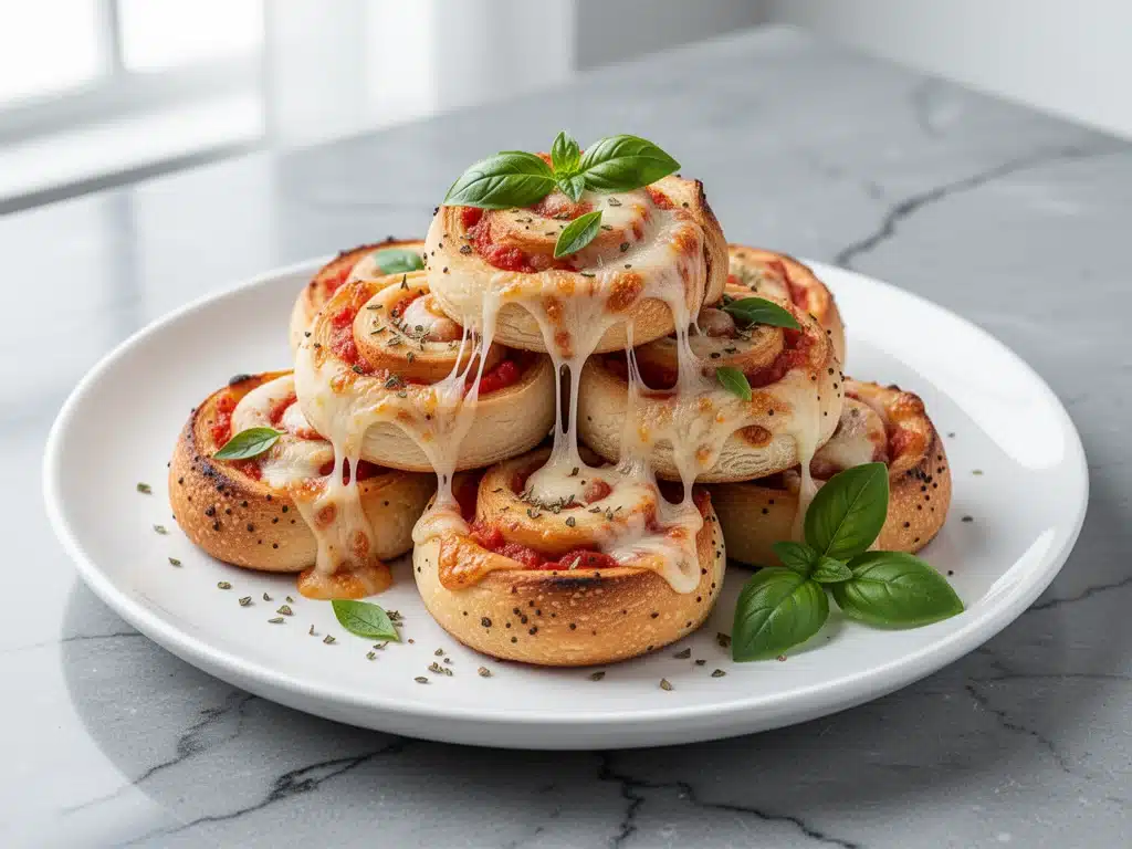 Cheesy Pizza Pinwheel Bites - featured image