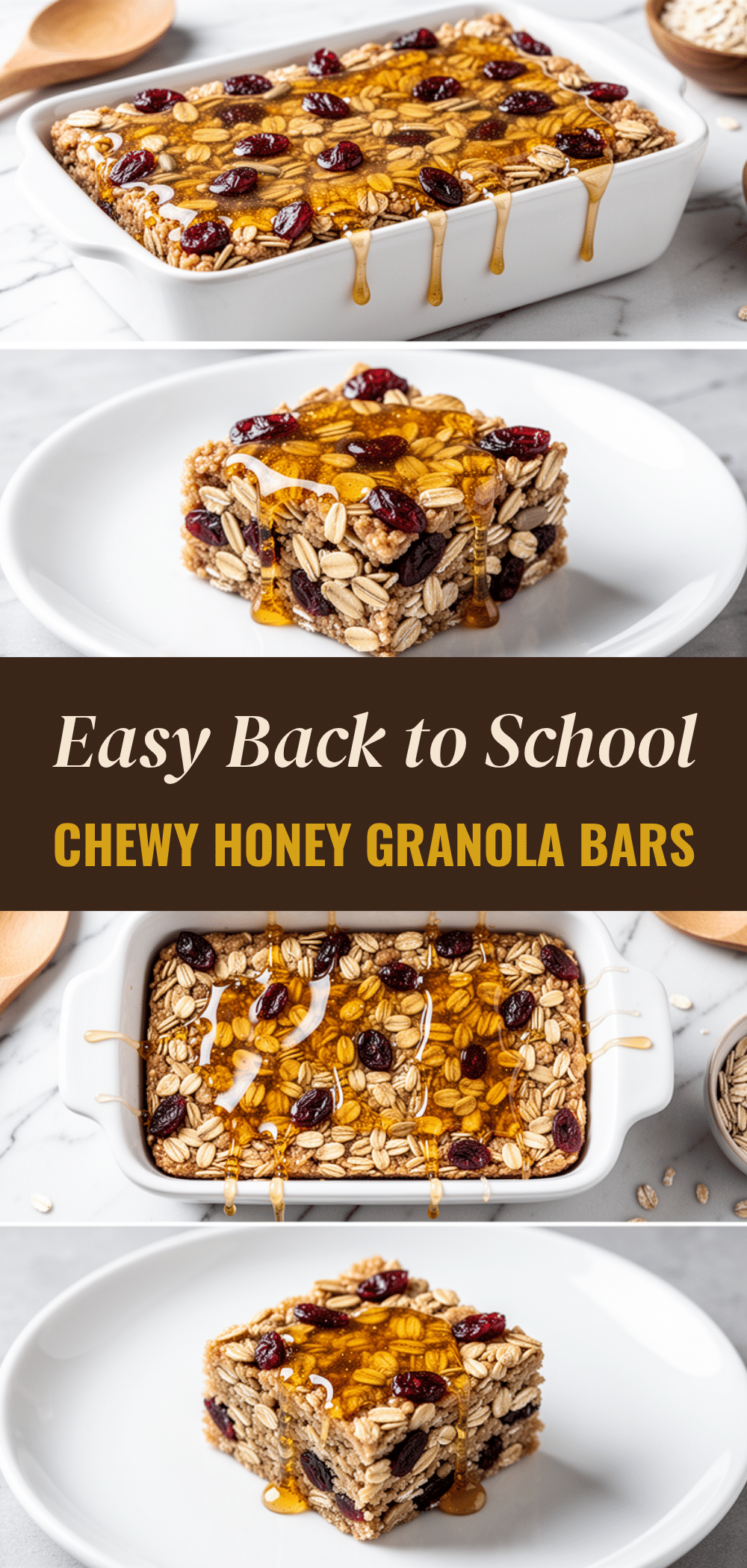 Back-to-School Chewy Granola Breakfast Bars: 5-Ingredient Easy Recipe 5 chewy granola breakfast bars recipe
