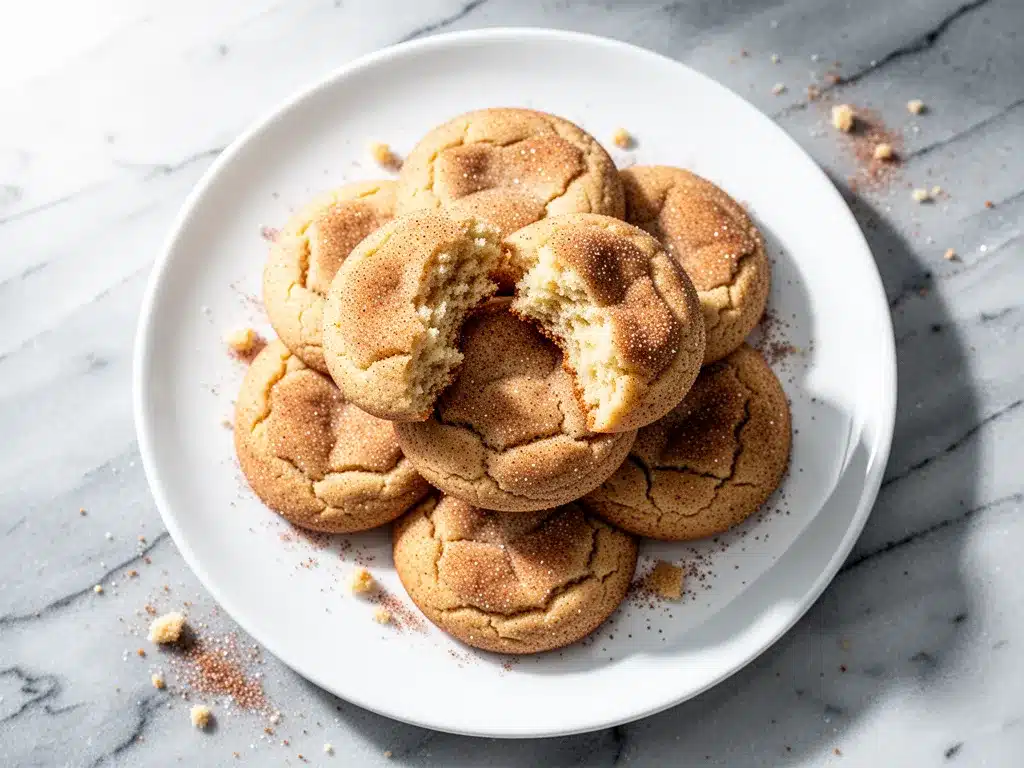 Chewy Snickerdoodle Cookies: Easy Homemade Recipe 4 chewy snickerdoodle cookies preparation steps