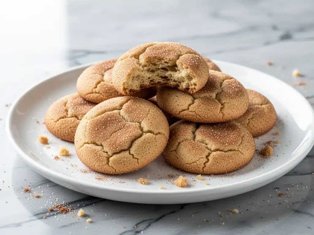 chewy snickerdoodle cookies - featured image