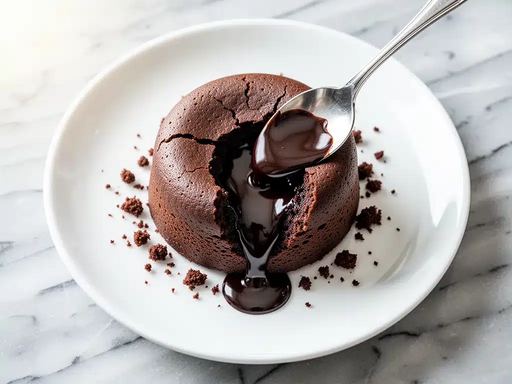 Decadent Chocolate Lava Cake: The Best Easy Recipe 4 chocolate lava cake preparation steps