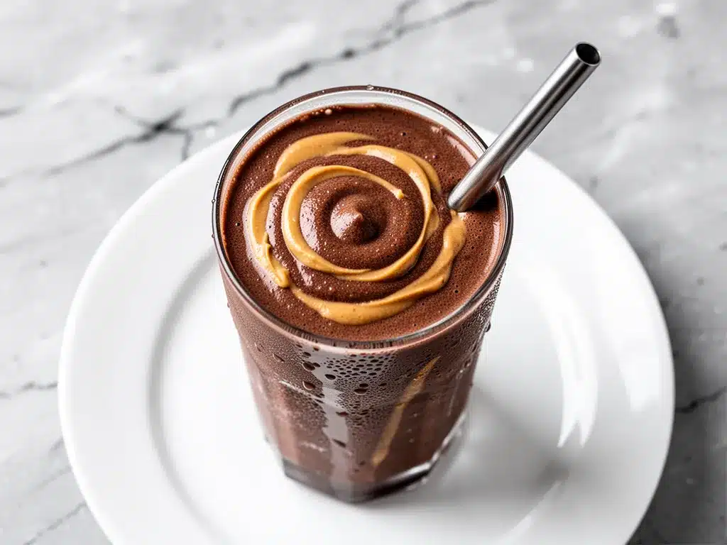 Chocolate Peanut Butter Breakfast Smoothie: Easy 5-Min Recipe 4 chocolate peanut butter breakfast smoothie preparation steps