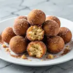 Cinnamon Sugar Baked Donut Holes - featured image