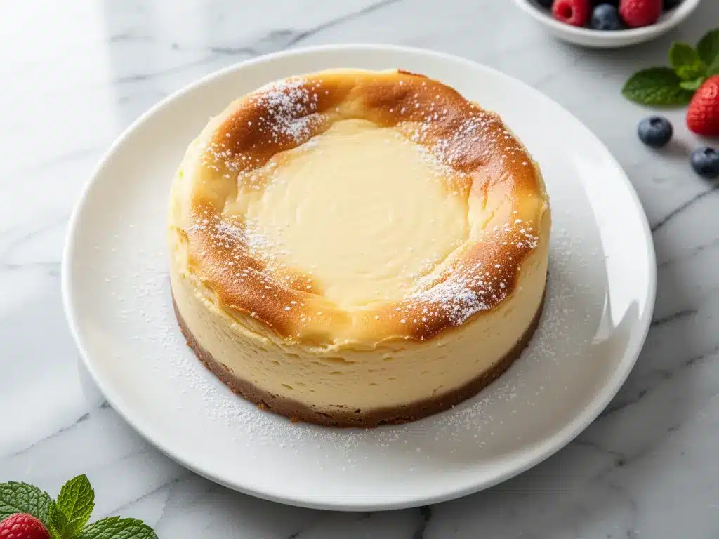 Classic New York Style Baked Cheesecake: Easy Homemade Recipe 4 Classic New York Style Baked Cheesecake preparation steps