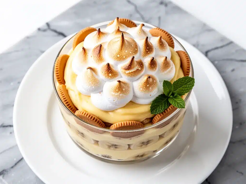 Classic Southern Banana Pudding with Vanilla Wafers 4 classic southern banana pudding preparation steps