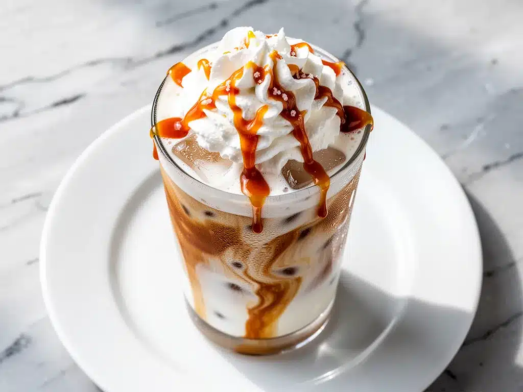 Creamy Iced Vanilla Caramel Latte: Easy 3-Min Busy Morning Drink 4 creamy iced vanilla caramel latte preparation steps
