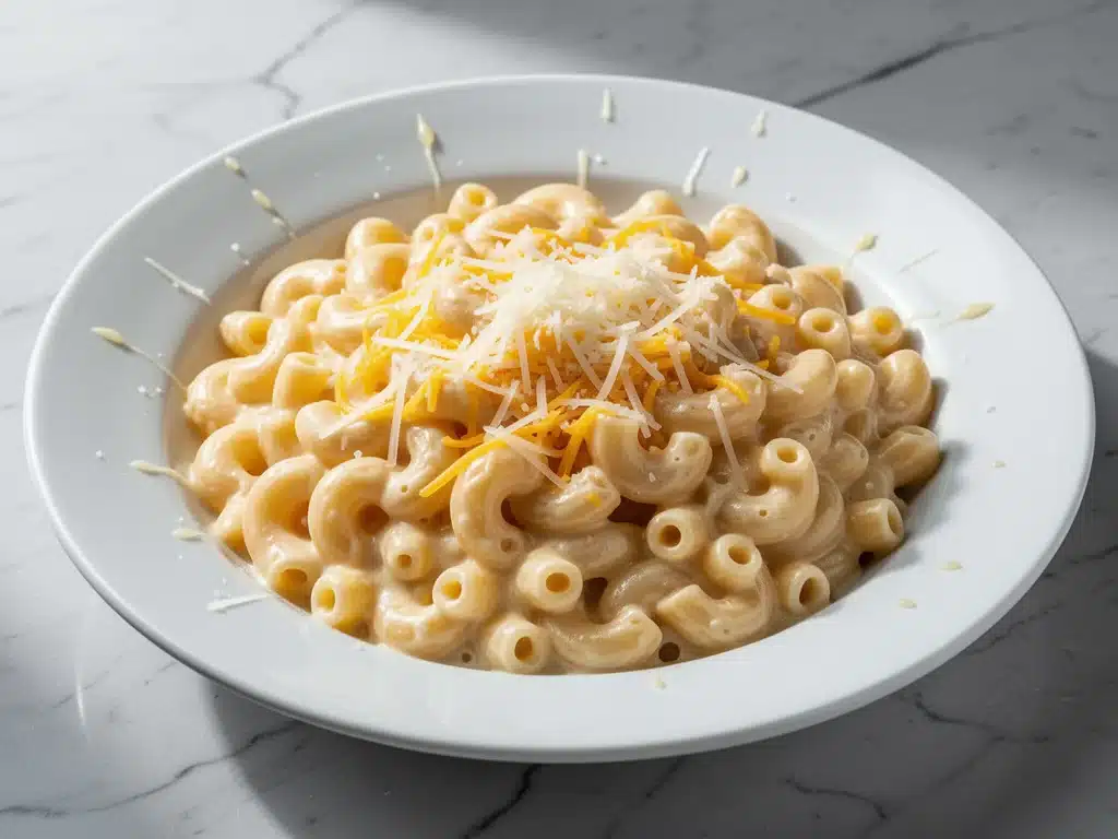 creamy stovetop mac and cheese - featured image