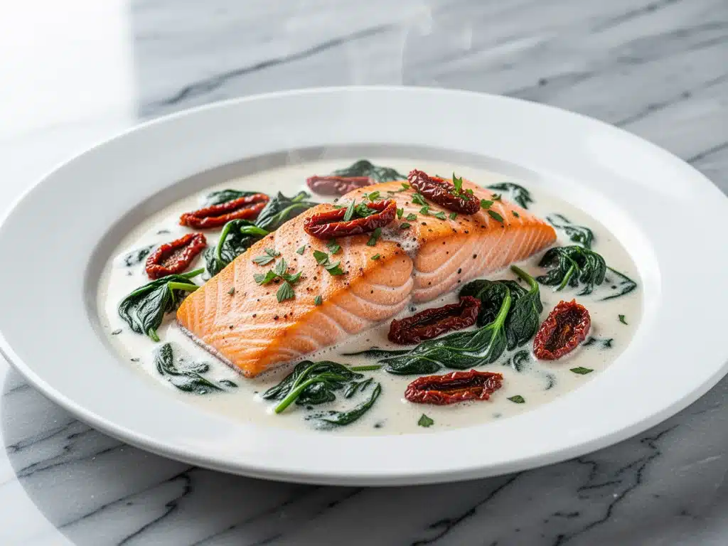 creamy Tuscan salmon - featured image