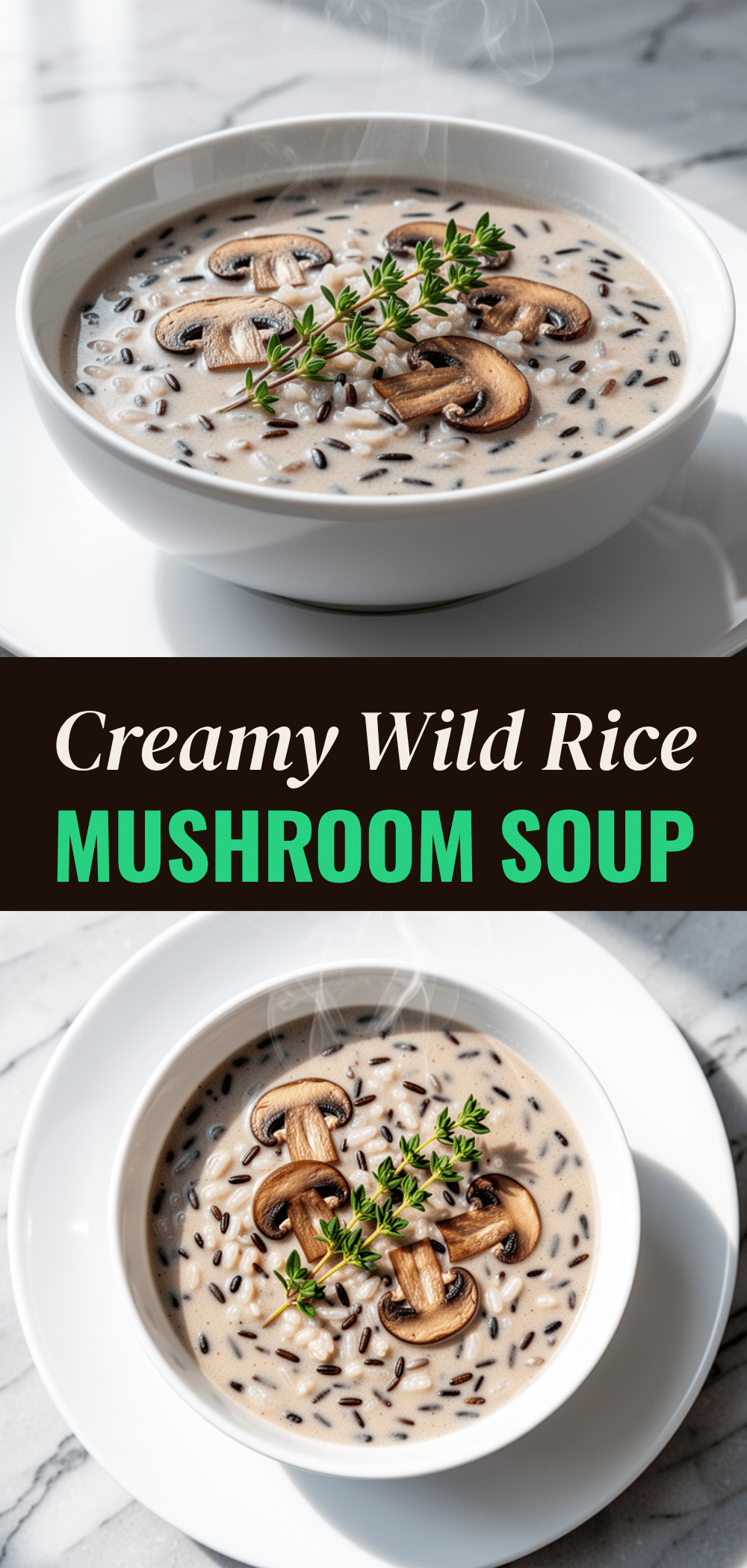 Creamy Wild Rice Mushroom Soup: Easy Comfort Food 5 creamy wild rice mushroom soup recipe