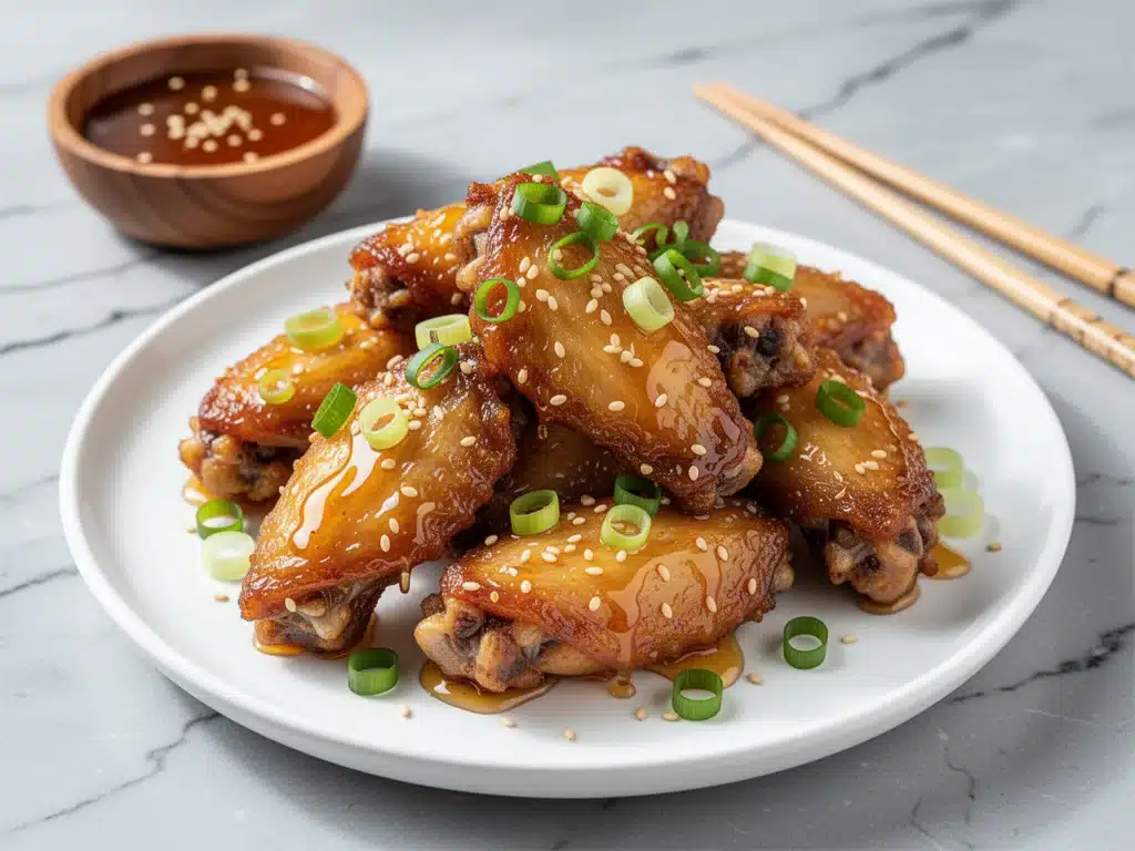 crispy air fryer chicken wings - featured image
