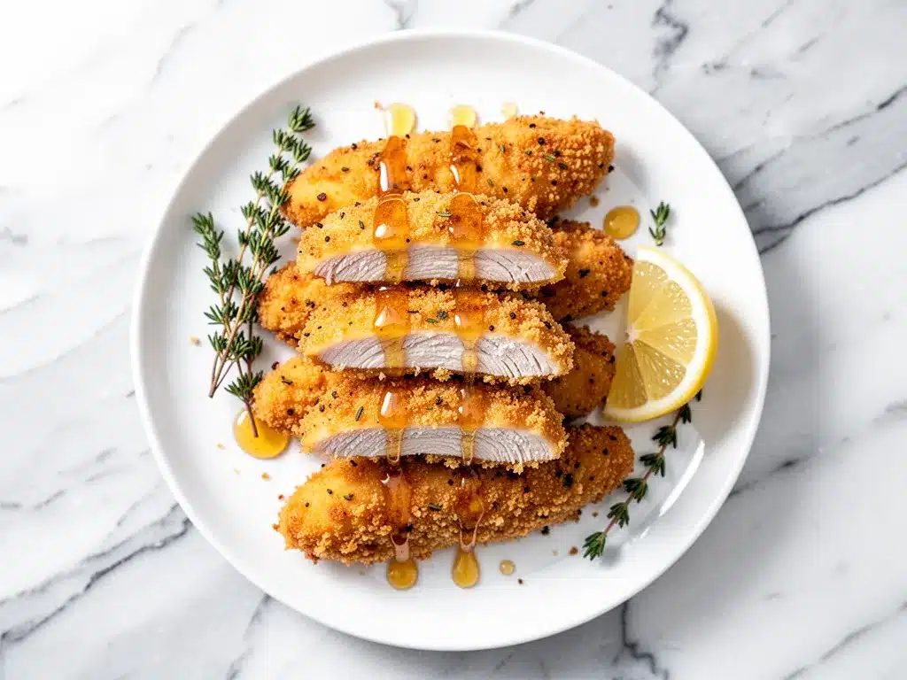 Crispy Baked Honey Mustard Chicken Tenders: Easy Copycat 4 crispy baked honey mustard chicken tenders preparation steps