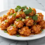 crispy chinese orange chicken - featured image