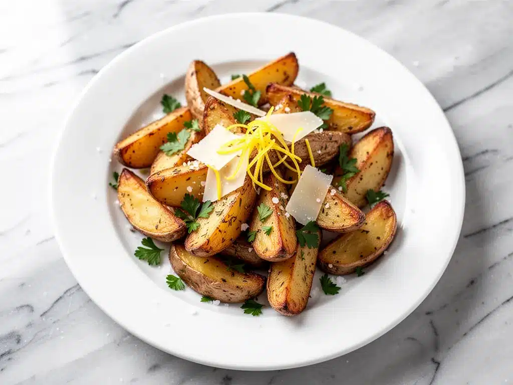 Crispy Garlic Herb Roasted Potatoes: 5-Step Dinner 4 Crispy Garlic Herb Roasted Potatoes preparation steps
