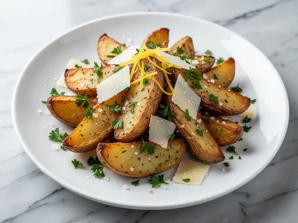 Crispy Garlic Herb Roasted Potatoes - featured image