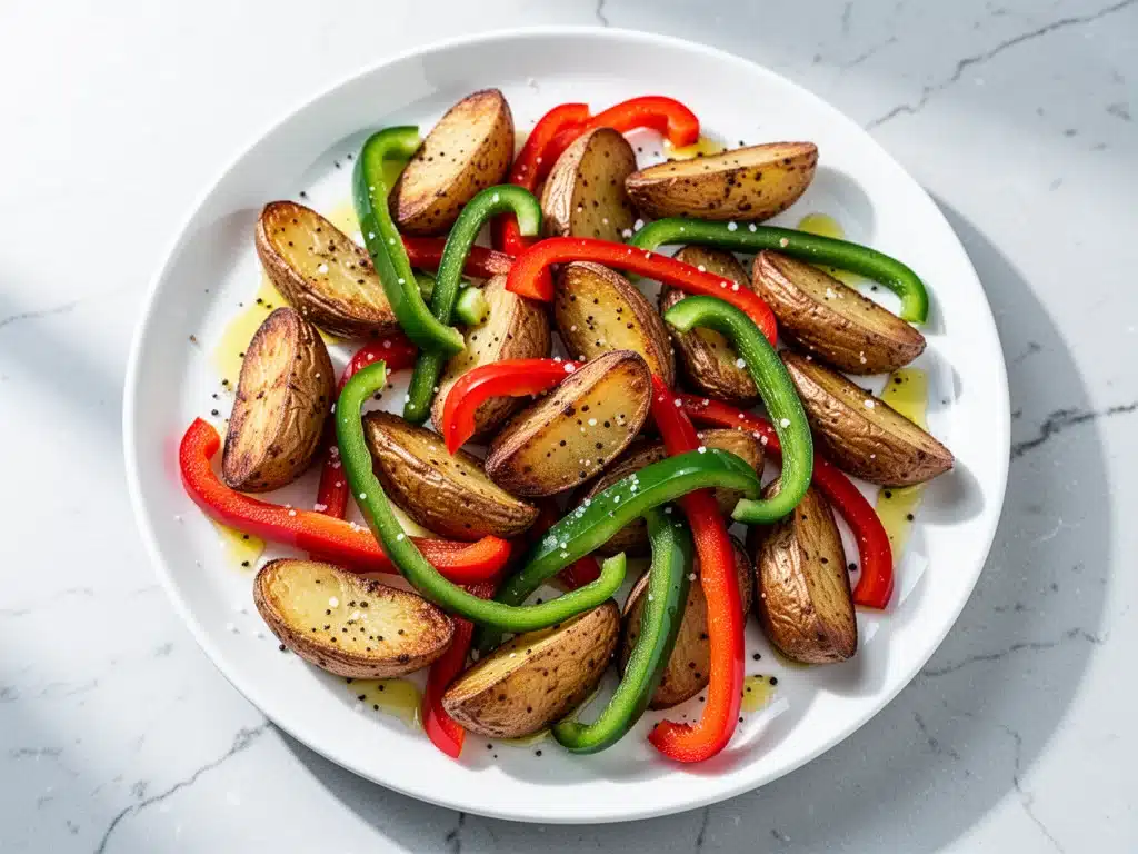 crispy sheet pan breakfast potatoes - featured image