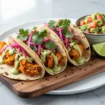 crispy smashed chicken tacos - featured image