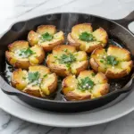 crispy smashed potatoes - featured image