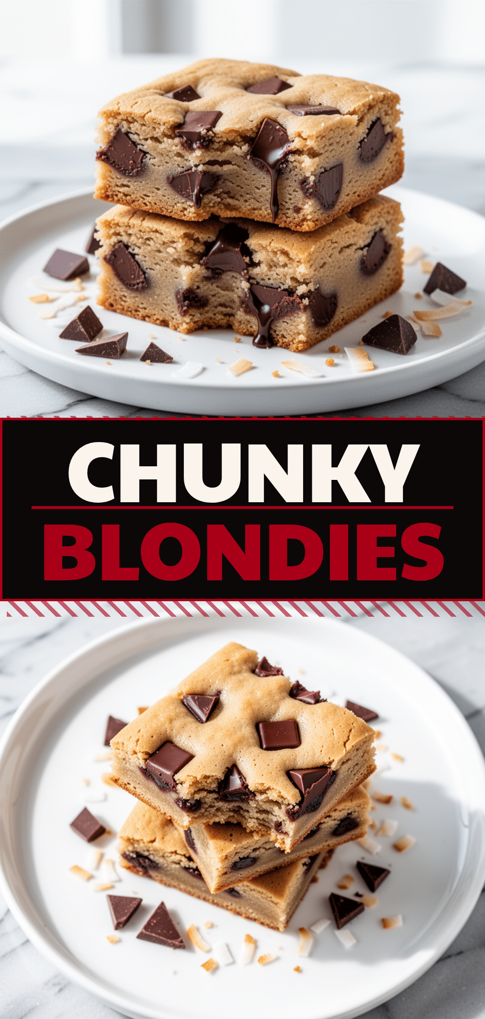 Dairy-Free Chocolate Chunk Blondies with Coconut Oil 5 dairy-free chocolate chunk blondies with coconut oil recipe