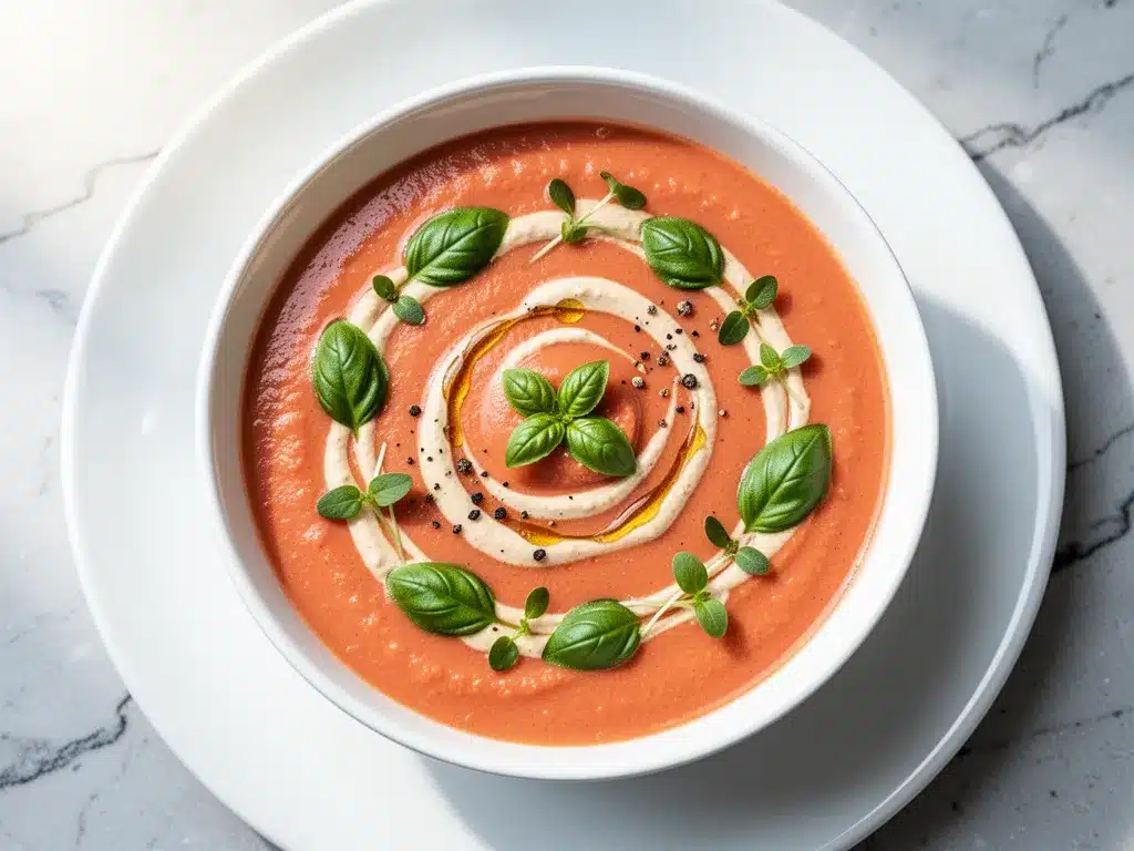 Dairy-Free Creamy Tomato Basil Soup: 30-Minute Comfort Food 4 dairy-free creamy tomato basil soup preparation steps