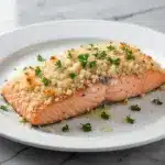 Garlic Parmesan Crusted Salmon - featured image