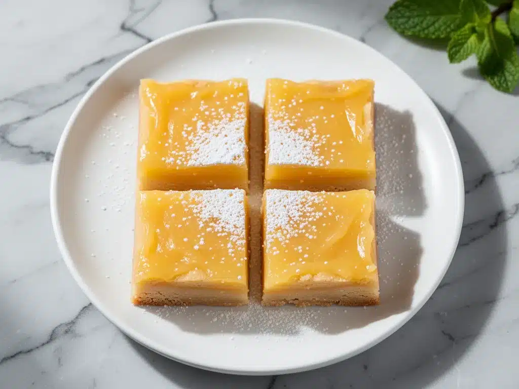 Gooey Lemon Bars: Best Easy Shortbread Crust Recipe 4 gooey lemon bars preparation steps