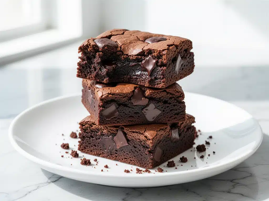 keto fudgy almond flour brownies - featured image