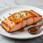 maple glazed salmon - featured image