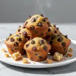 mini banana muffin bites - featured image