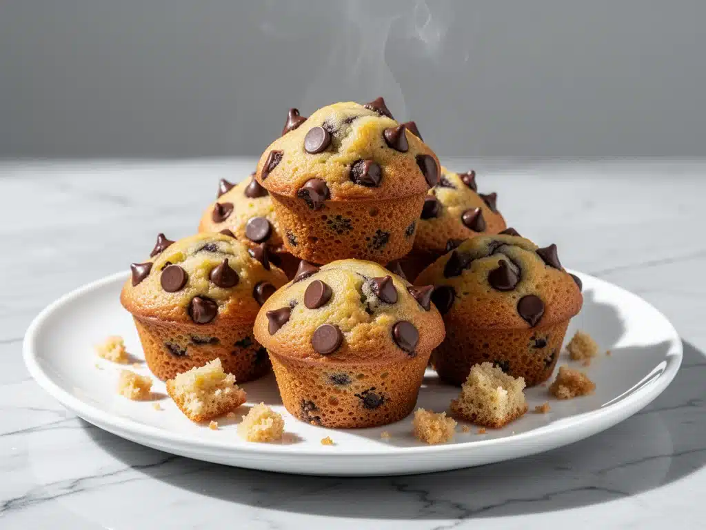 mini banana muffin bites - featured image
