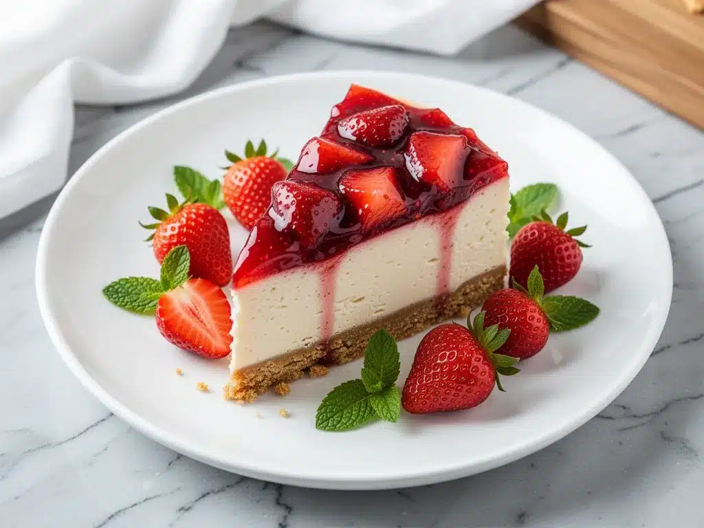 No-Bake Strawberry Cheesecake: Easy 5-Ingredient Dessert 4 no-bake strawberry cheesecake preparation steps