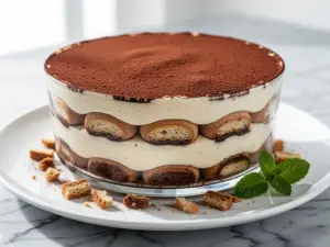 no-bake tiramisu - featured image