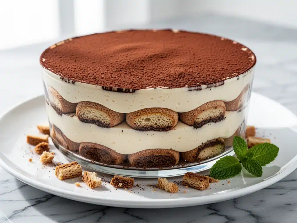 no-bake tiramisu - featured image