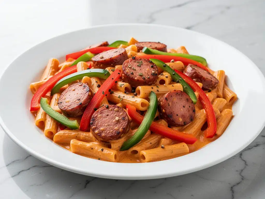 One-Pot Creamy Cajun Sausage Pasta - featured image