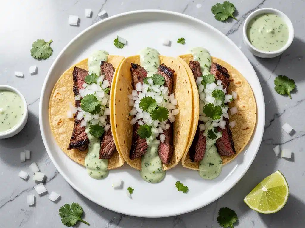 Real Mexican Street Tacos: Easy Cilantro Lime Recipe 4 Real Mexican Street Tacos preparation steps