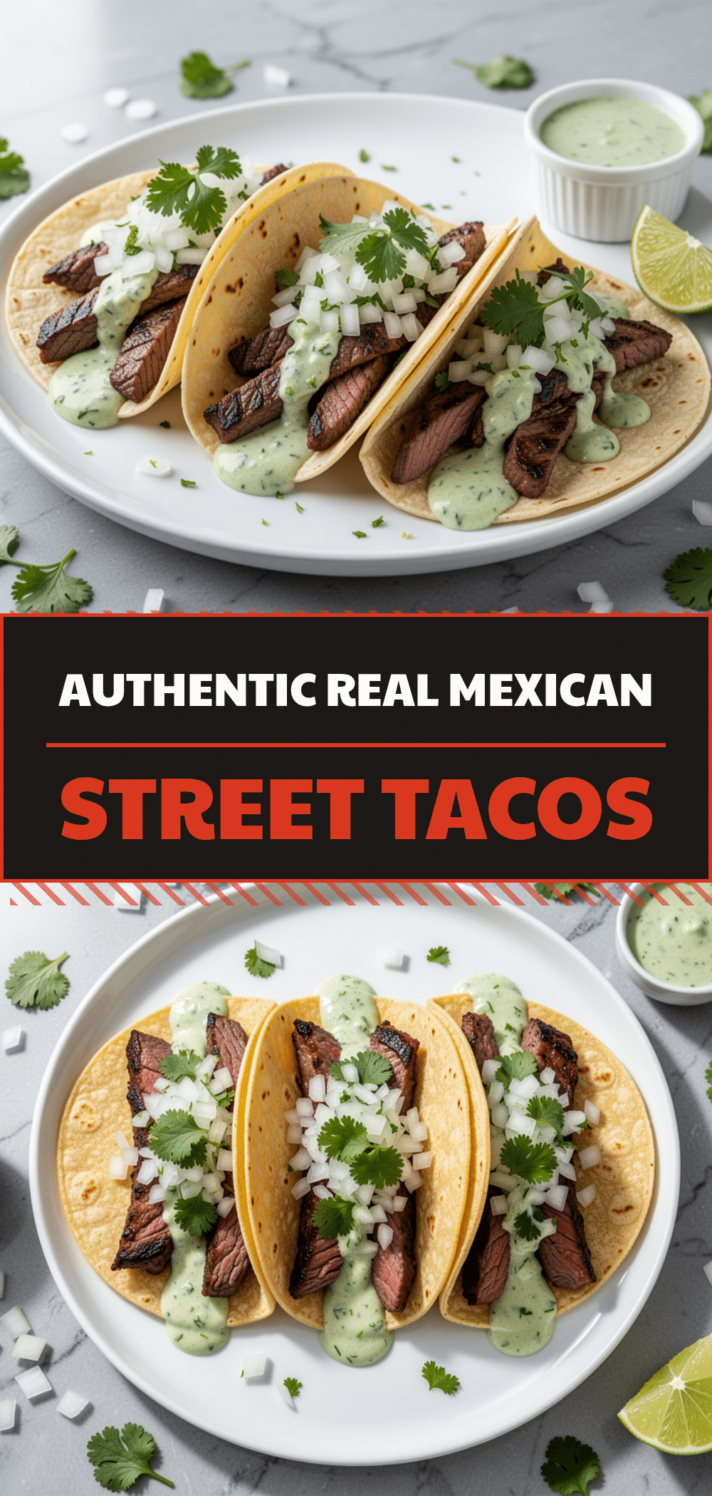 Real Mexican Street Tacos: Easy Cilantro Lime Recipe 5 Real Mexican Street Tacos recipe