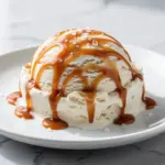 salted caramel no-churn ice cream - featured image