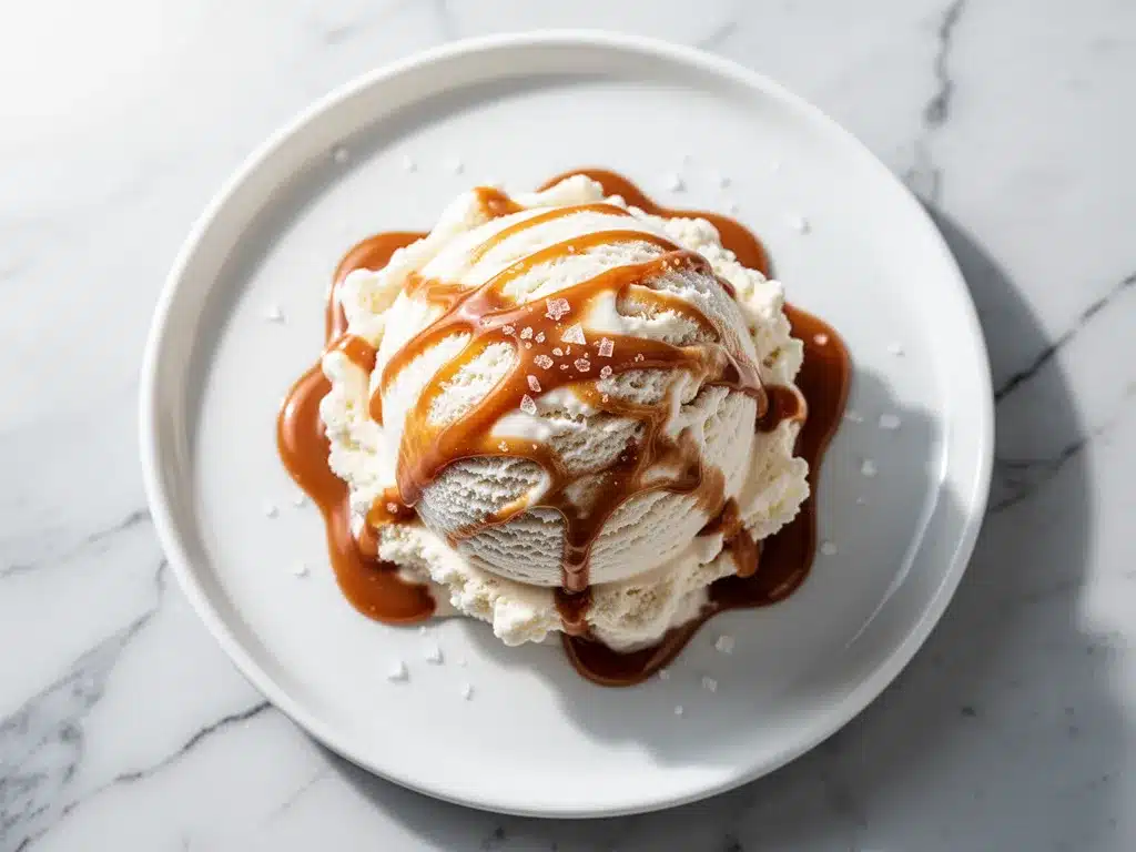 Salted Caramel No-Churn Ice Cream: Best Easy Recipe 4 salted caramel no-churn ice cream preparation steps