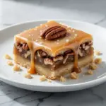 Salted Caramel Pecan Pie Bars - featured image